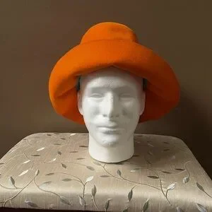 Yves Saint Laurent Orange and Blue Bucket Hat Yves Saint Laurent | Accessories | Yves Saint Laurent Orange  main image 2